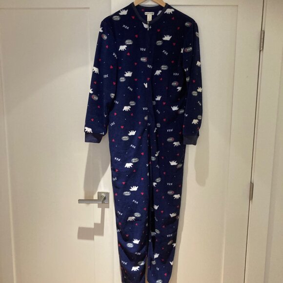 Midnight Maddie Fleece Fuzzy Onesie (Medium) - Picture 9 of 14